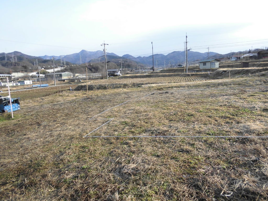 枠が外れました四賀の現場です！