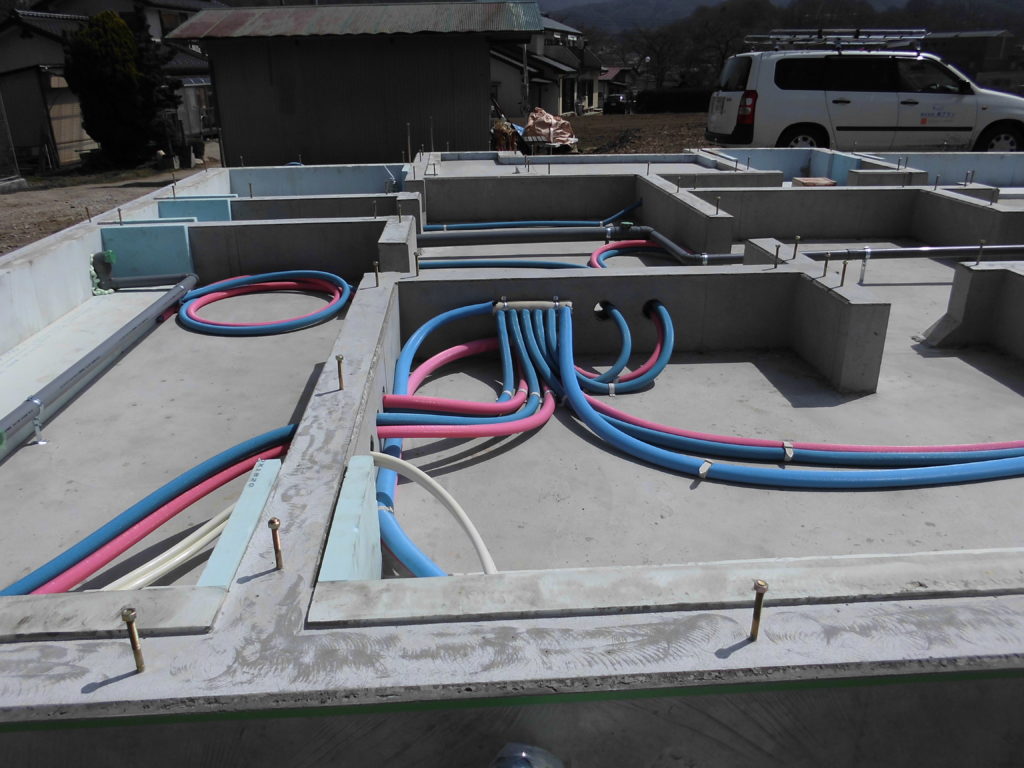 基礎工事完了しました四賀の現場です!