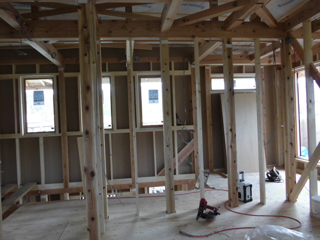 松本市の新築住宅　5回目の検査が終わりました