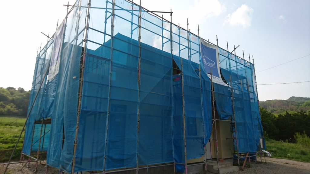 松本市四賀で新築のお施主様とお打ち合わせ