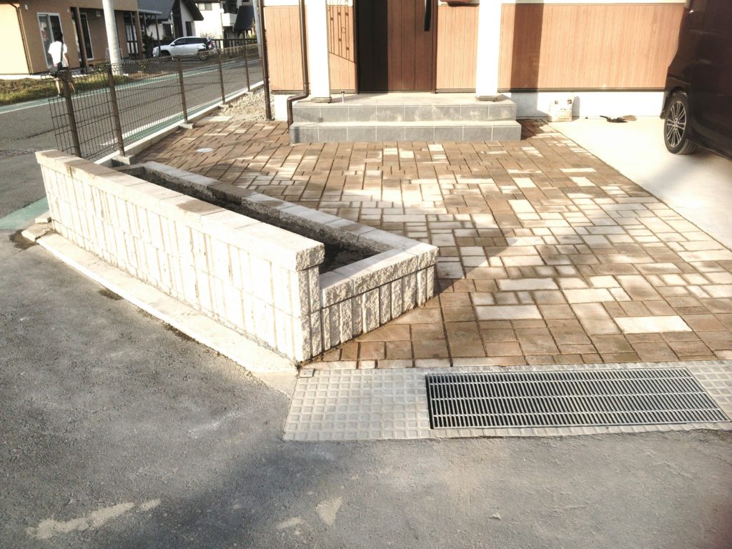 松本市の外構工事　完成しました!
