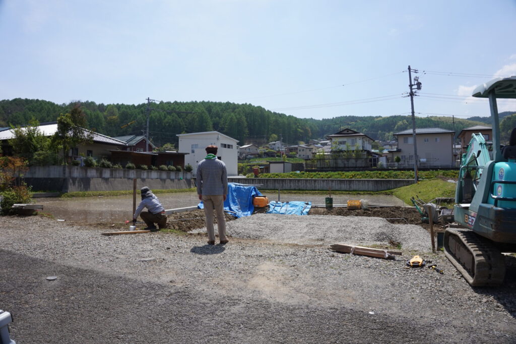 今月　また新しい　家づくりが始まります