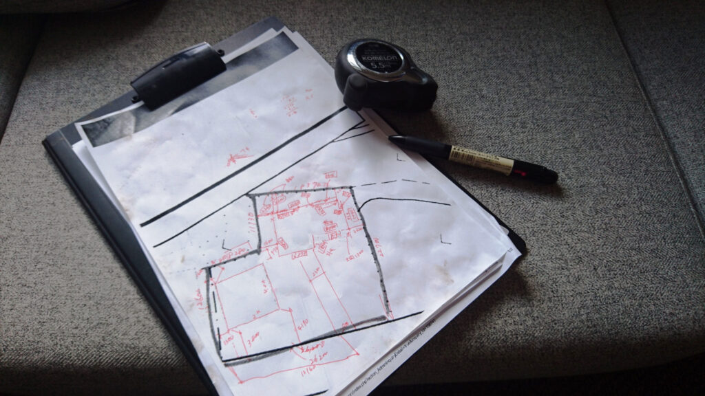 建替えのご相談で敷地を確認してきました