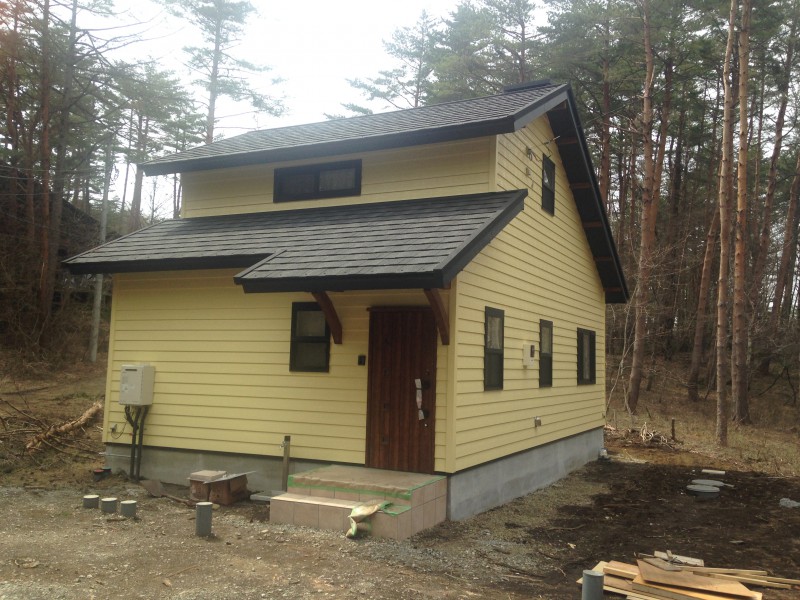 薪ストーブが似合う家